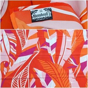 Manuhealii Manuheali'i pareo scarf wrap sarong tapestry Pua Manu Birds Paradise